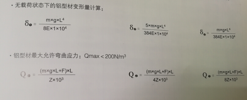 工业铝型材变成承重量